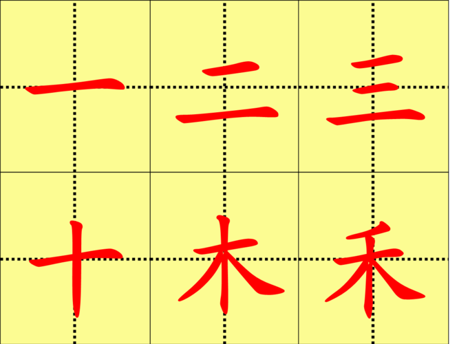 人教版一年级上生字表二田字格.ppt