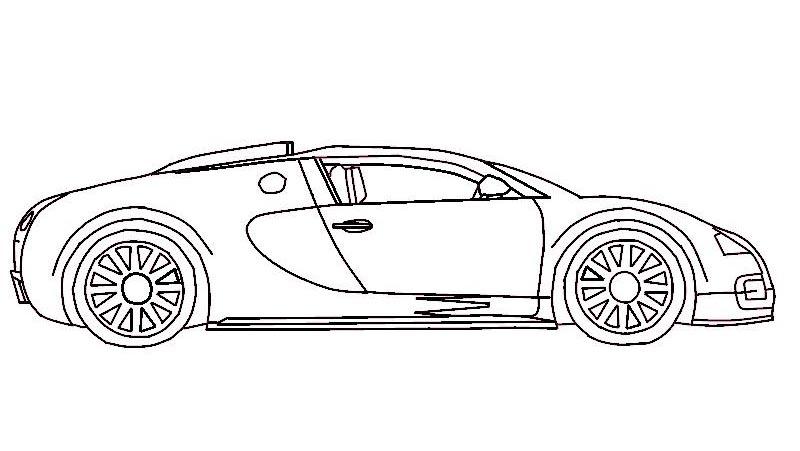 儿童画交通工具小汽车怎么画 跑车简笔画教程