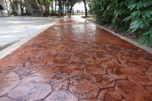 德惠压花水泥地坪施工团队装饰混凝土