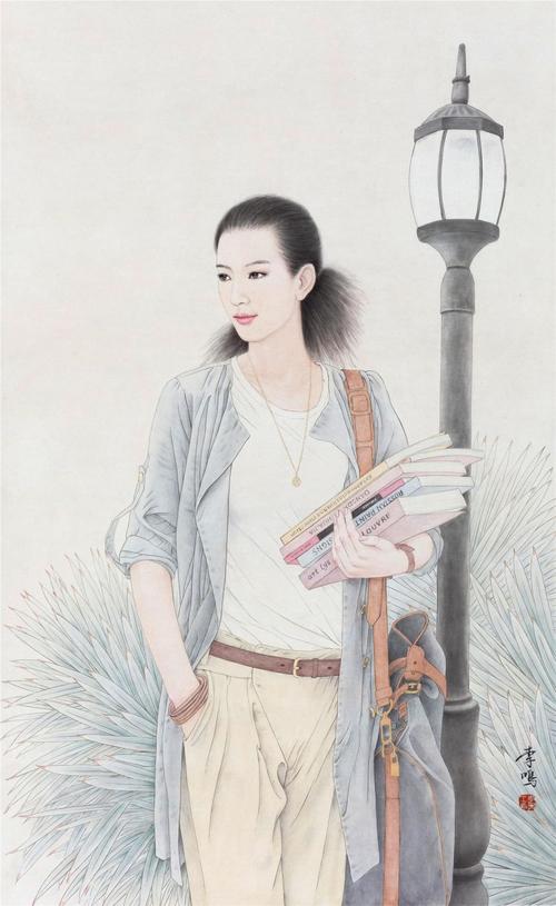 美是太容易被打碎了,一笔苟且,整幅败坏,这对于一个工笔画家是一个