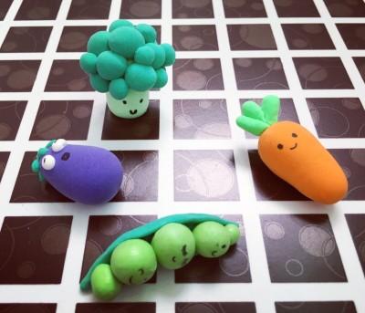 软陶 小蔬菜 diy 超轻粘土 粘土 黏土 【手工制作,可接受订制】