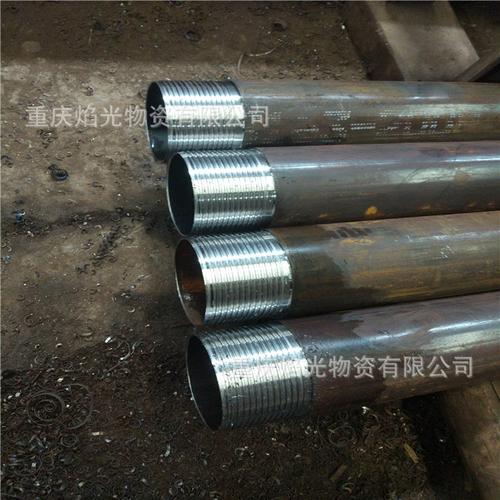 重庆无缝钢管加工车丝 r780地质钻探套管加工 丝接钢管本厂直销