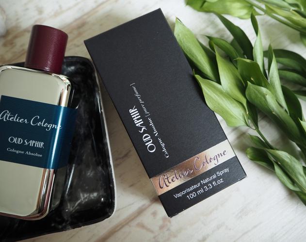 perfume: atelier cologne "oud saphir"