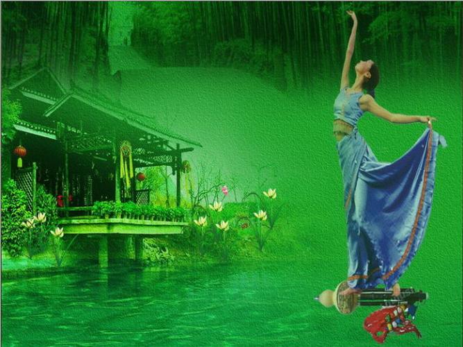 (美文欣赏) 月光下的凤尾竹