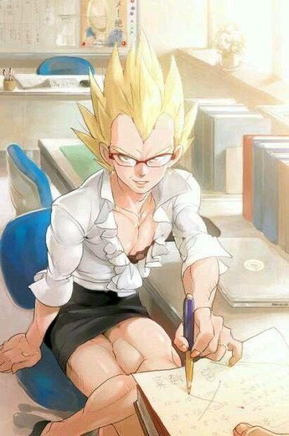 当龙珠里面的男主角变成女性之后,网友:贝吉塔是我的菜!