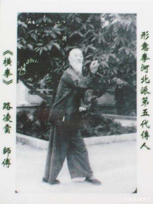 形意拳大师尚云祥高足路凌云的一组拳照,老前辈气势非凡!