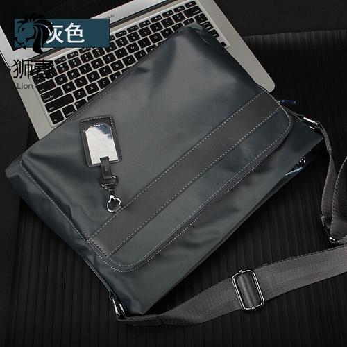 狮壹lionone品牌男包斜挎包男单肩包牛津布防水休闲男士帆布包包单肩