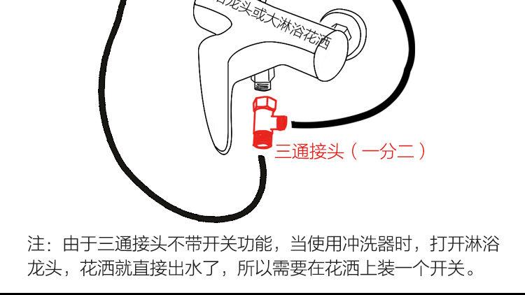 便后肛门冲洗器净身妇洗喷头清洗清洗清洗屁股马桶喷枪喷头支架15米