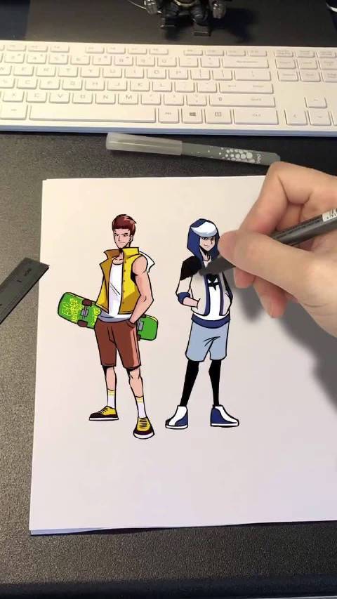 大魔王杰克简笔画