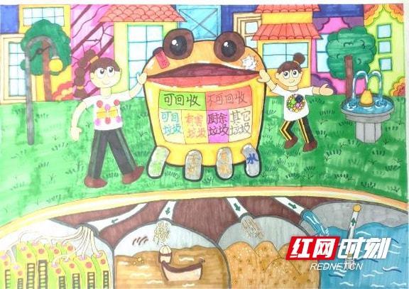 双减在湖南丨常德乾明路小学举办畅想未来主题绘画比赛