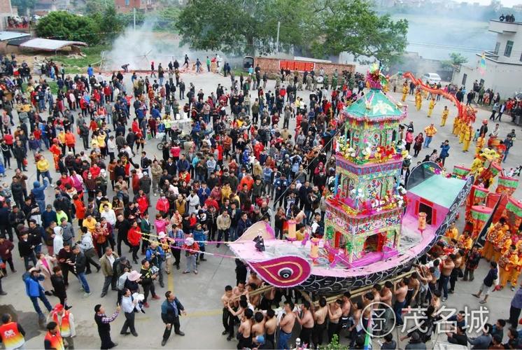 高州年例之沙田忠平社大花船