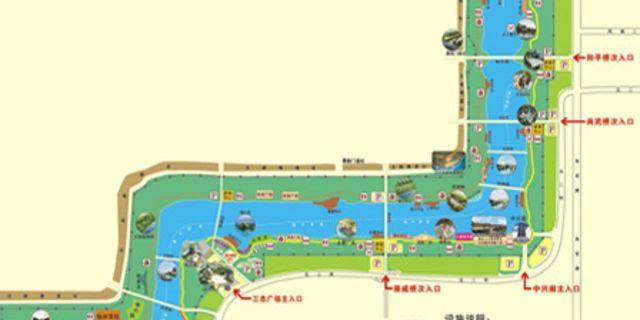 西安汉城湖景区风景图片