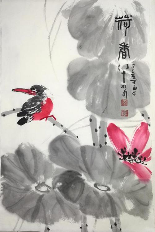 「艺惠藏」著名画家丁白丁花鸟画作品集