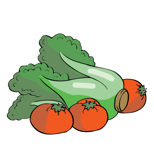 卡通手绘蔬菜食材图片