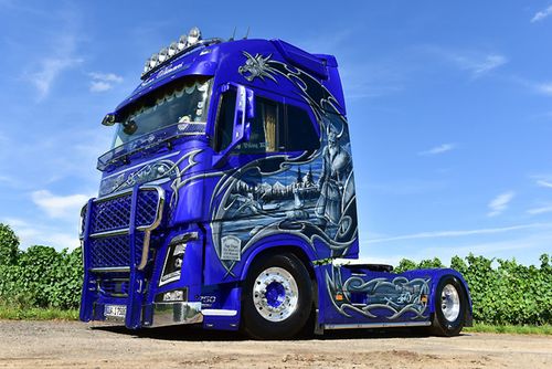 沙沙汽车模型wsi 1:50沃尔沃fh4 globetrotter xl拖头