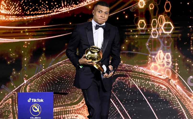 姆巴佩当选为2021年环球足球奖最佳球员