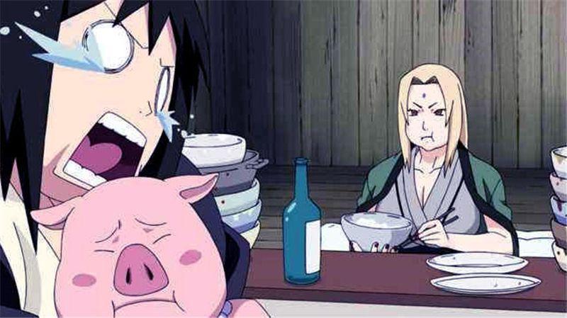 火影中特别奇葩的6种吃相,纲手卖萌,卡卡西逗比,雏田全场最佳