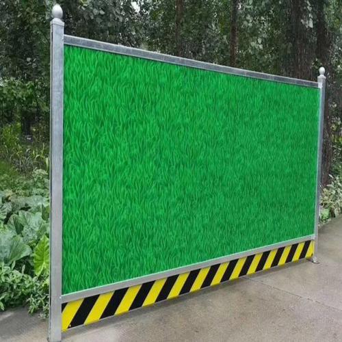 带小草图案彩钢板小草绿彩钢板质量小草围挡彩钢板定制提前预定