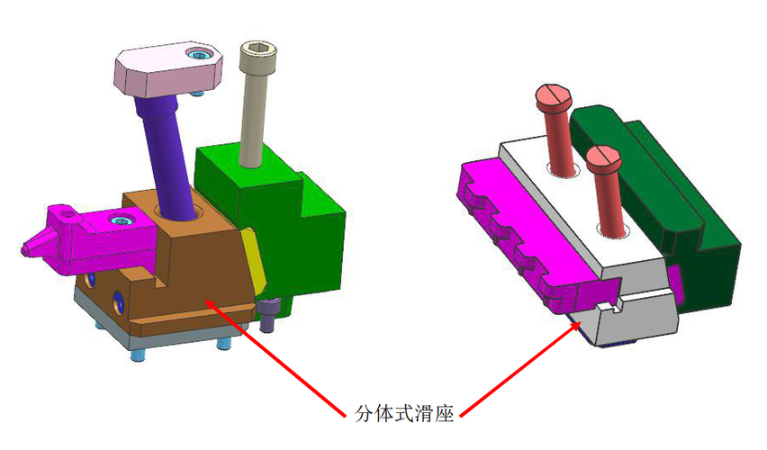 滑块典型类型结构讲解---青华模具学院专业提供塑胶
