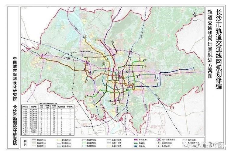 最新获批长沙市轨道交通线网规划抢先速看