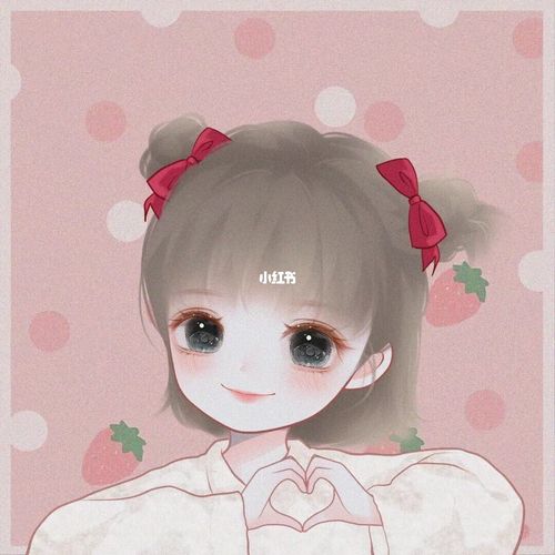 可爱气质的卡通女生头像,萌化了少女心!