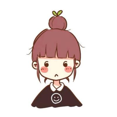 丸子头q版卡通女生头像