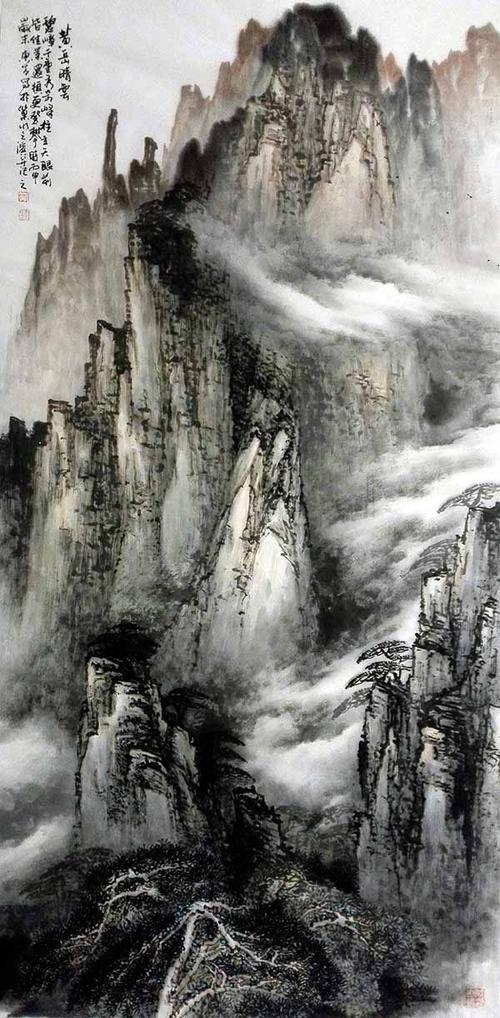 "艺海拾贝"山水画家刘东方作品系列网展:寻梦江南