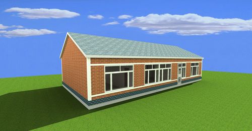 彩钢房效果图草板房外墙体图片