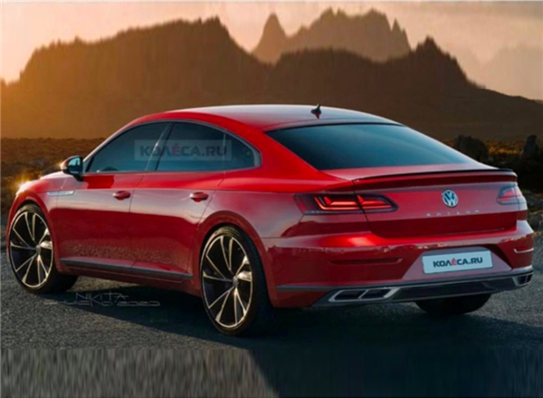 最美大众车新款cc曝光前脸迎大变无框车门溜背