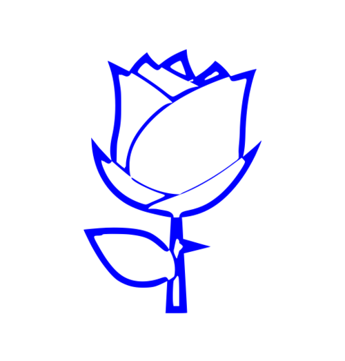 geom_emoji("rose", color="red")   theme_void()  当然红玫瑰,白