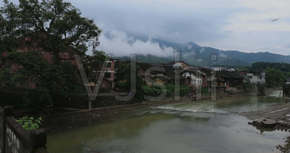 4k湖南浏阳白沙古镇10