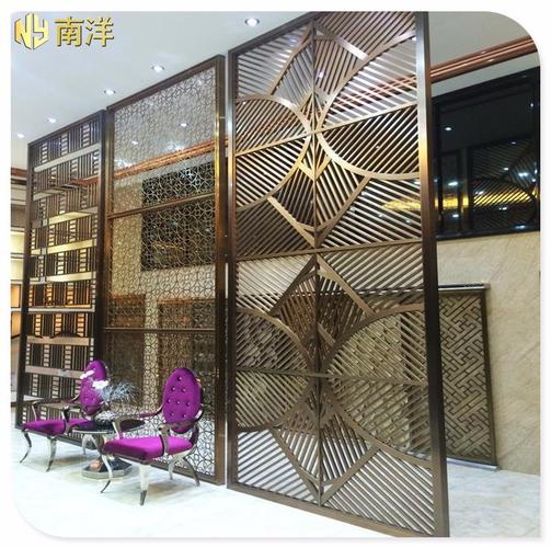 封丘售楼部不锈钢屏风款式
