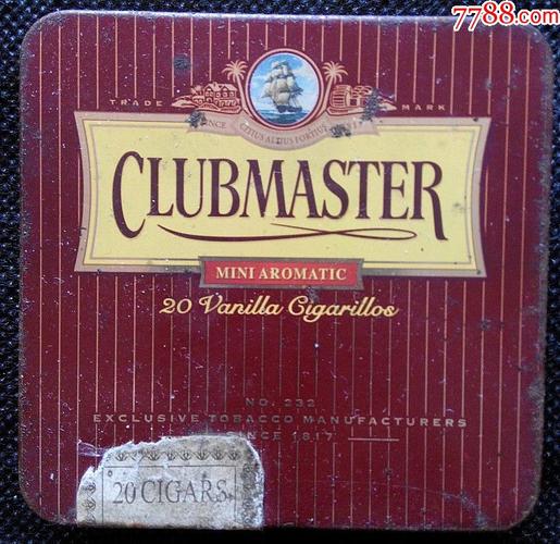 德国clubmaster迷你小雪茄铁盒还有几根