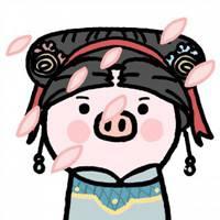 带猪鼻子的女生头像【点击鼠标右键下载】