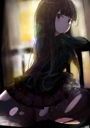 二次元黑长直美少女图赏