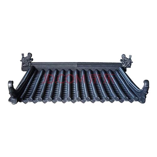 容量仿古瓦树脂瓦一体中式屋檐装饰塑料小青瓦假门头古建围墙琉璃瓦片