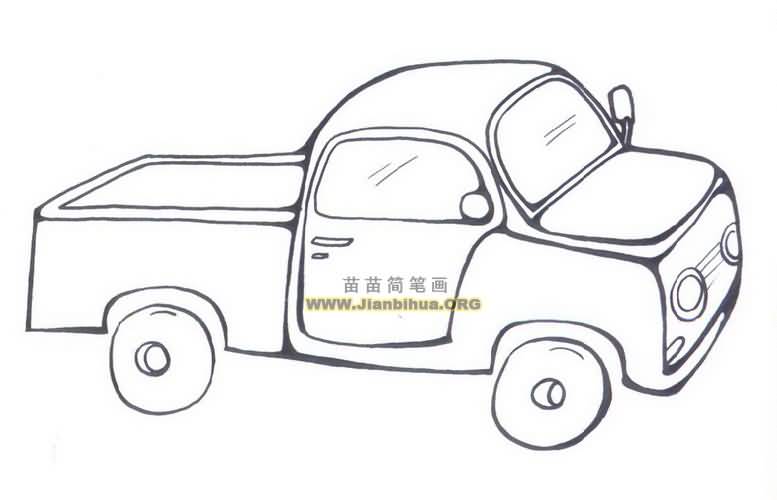 汽车简笔画图片大全