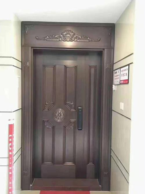 高端中欧式别墅纯铜门入户双开门对开真铜子母门单门庭院防盗大门