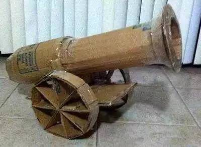 军工手工必须要带孩子做的手工飞机大炮坦克.