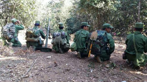 果敢同盟军风采