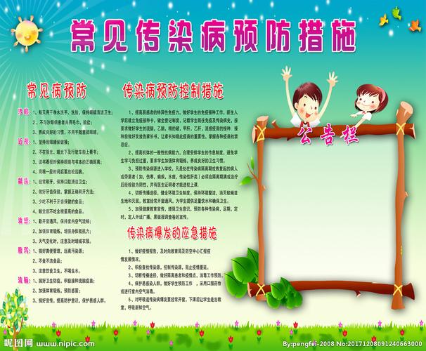 常见传染病预防措施设计图__其他_psd分层素材_设计_.
