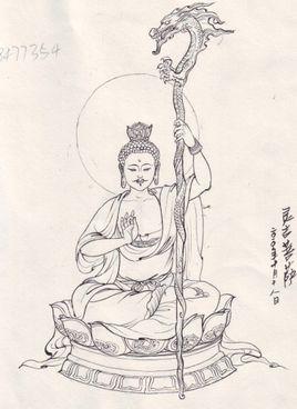 西游记飞龙宝杖简笔画