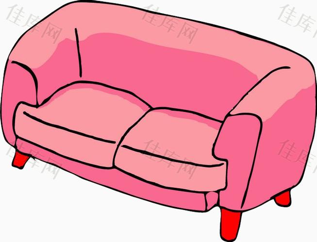 卡通沙发  图片素材详细参数: 编号6710934 分类卡通手绘 颜色模式rgb