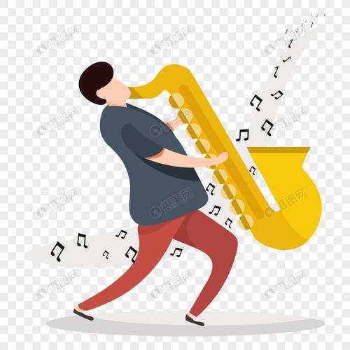 男孩吹萨克斯