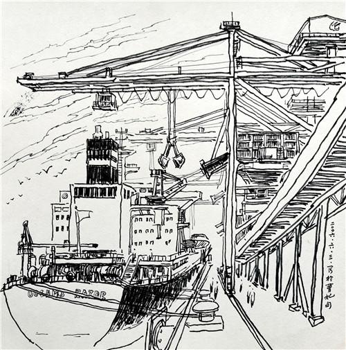 凤凰涅盘速写唐山画家郑建中先生作品赏析