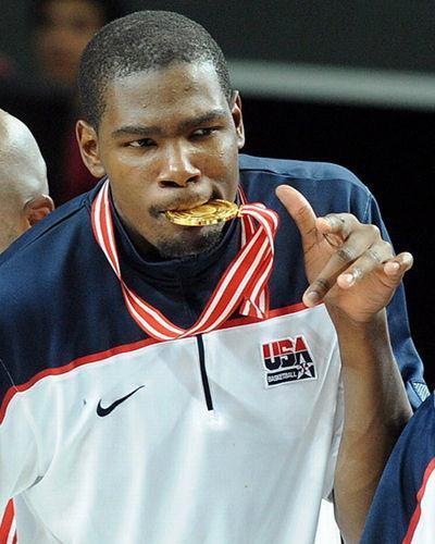 美国职业篮球运动员凯文·杜兰特(kevin durant)