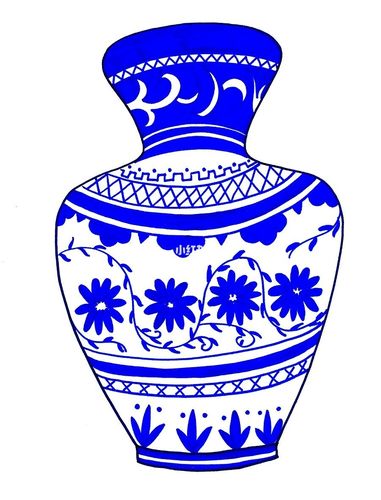 欣赏和了解了富有浓郁中国文化气息的青花瓷,感受它的色彩和花纹之美