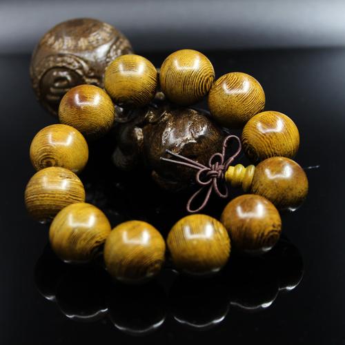 0顺纹108颗木质佛珠手链6/8mm男女饰品礼物