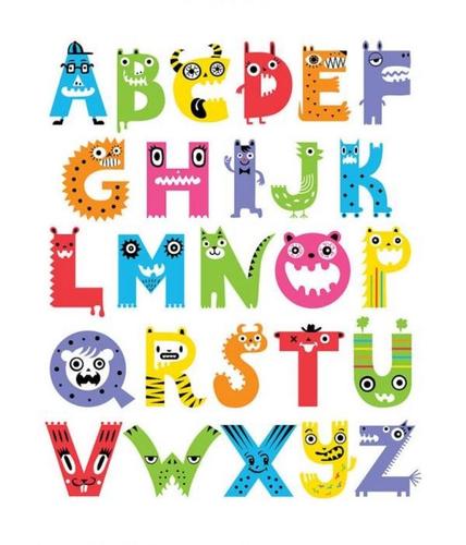 abcde字母创意大集合