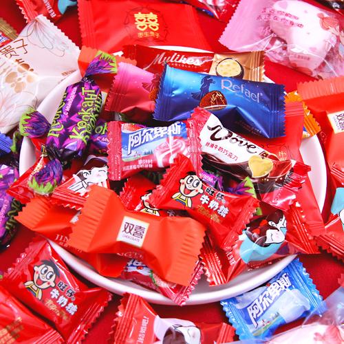 订婚年货散装喜糖枣子徐福阿尔卑斯德芙